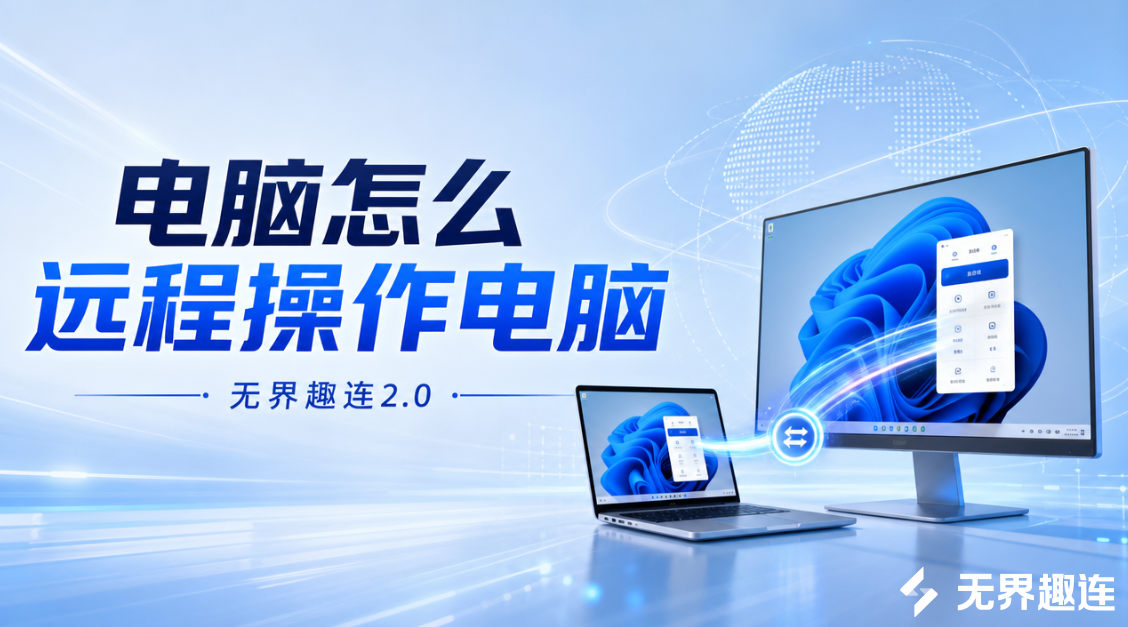 电脑怎么远程操作电脑 远程控制电脑的软件推荐_封面图