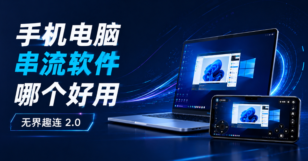 手机电脑串流软件哪个好用 串流工具推荐无界趣连2.0_封面图