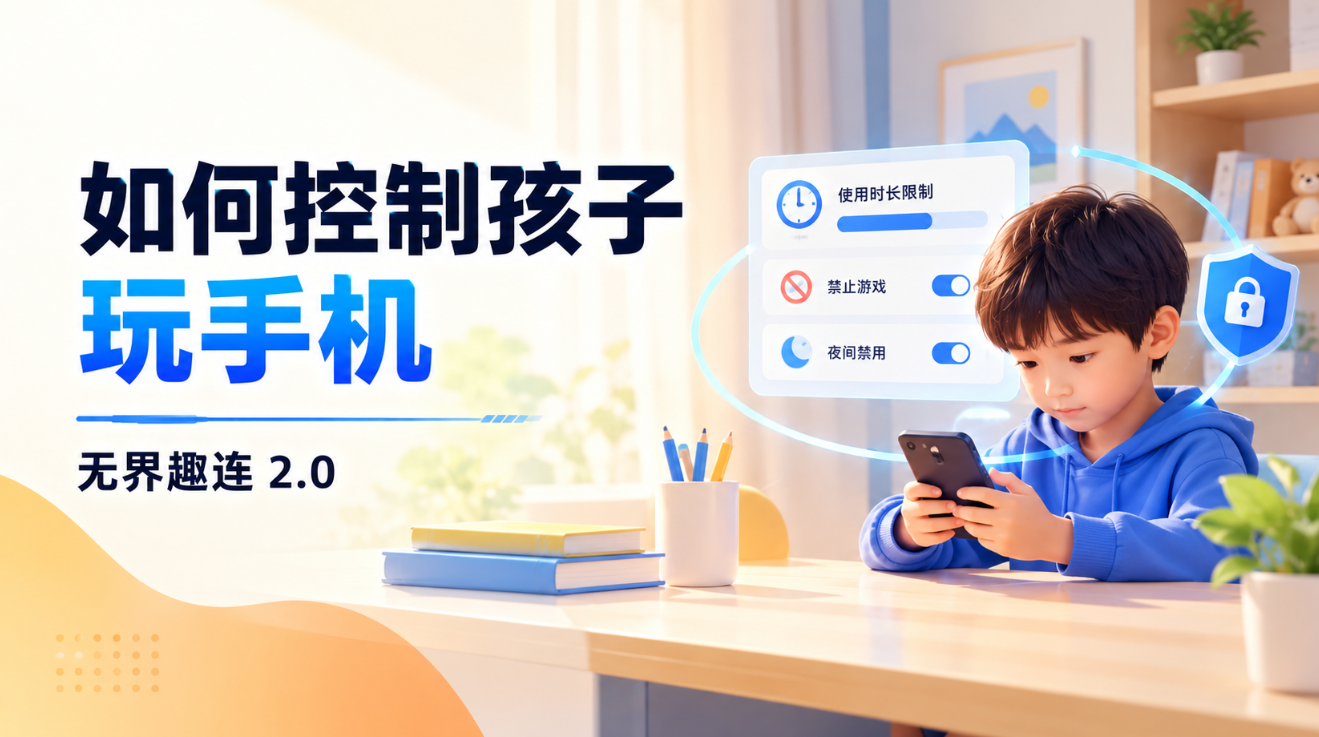 如何控制孩子玩手机 孩子手机怎么控制时间_封面图