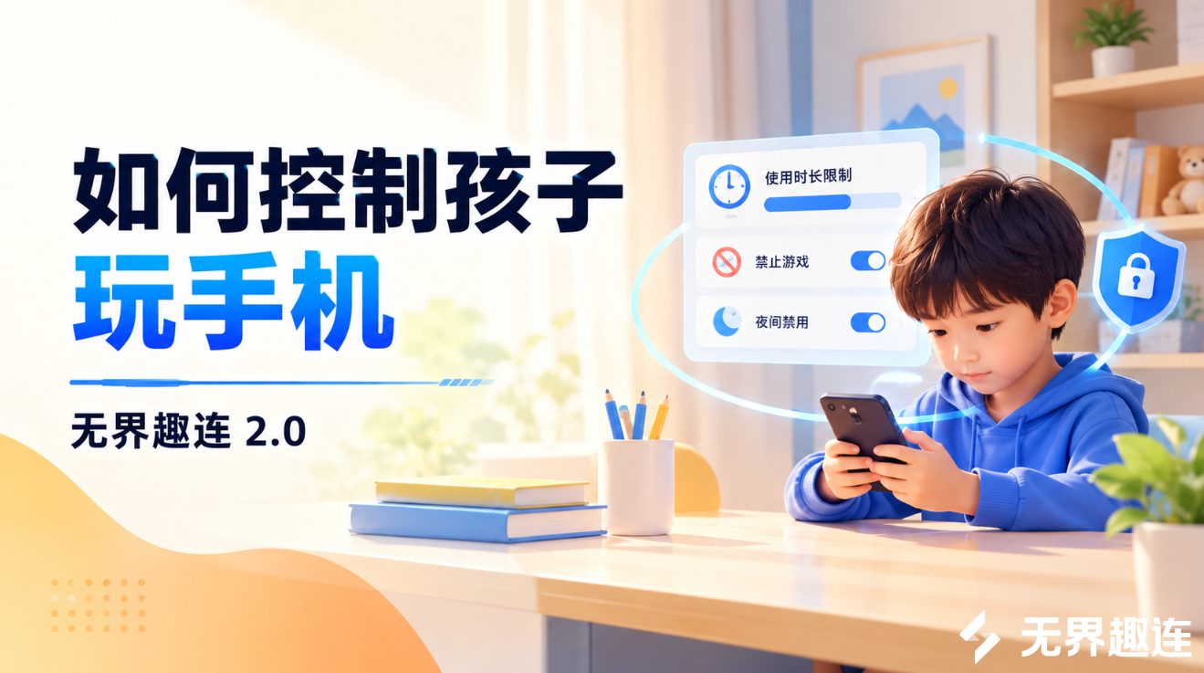如何控制孩子玩手机 孩子手机怎么控制时间_封面图