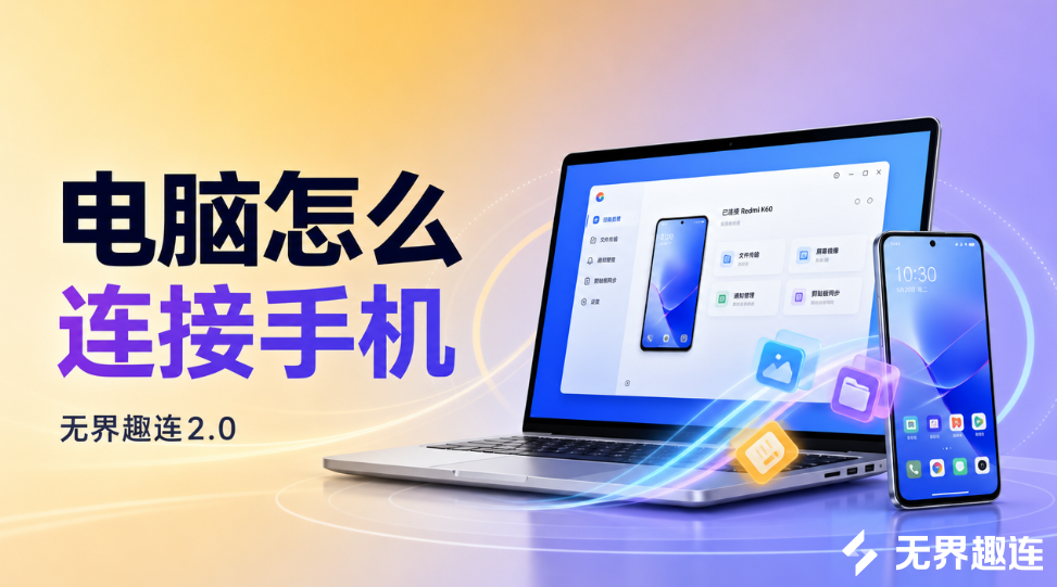 电脑怎么连接手机 电脑如何连接手机_封面图