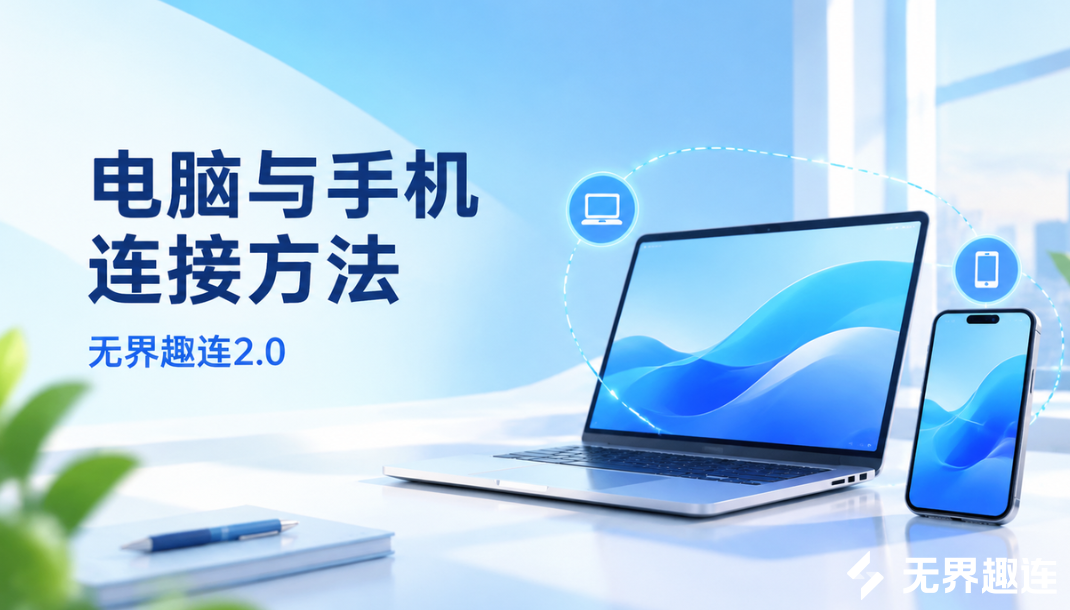 电脑与手机连接方法 电脑连接手机怎么操作_封面图