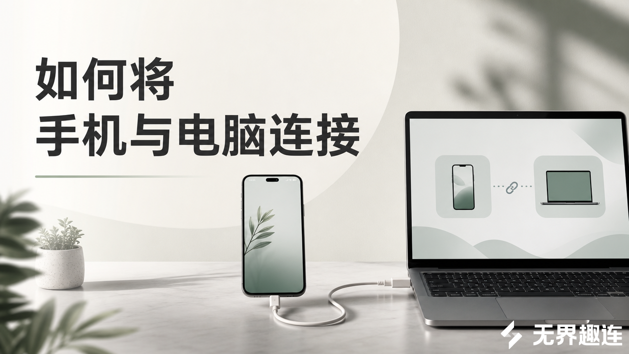 如何将手机与电脑连接 手机与电脑连接方法_封面图