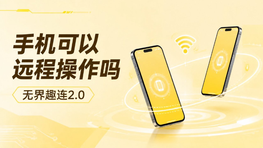 手机可以远程操作吗 手机远程互控的方法_封面图