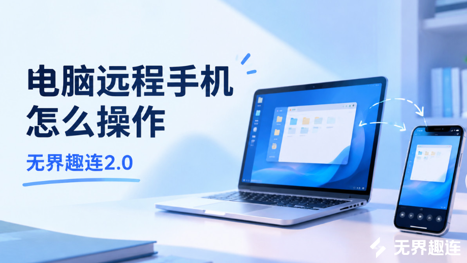 电脑远程手机怎么操作 电脑控制手机方法介绍_封面图