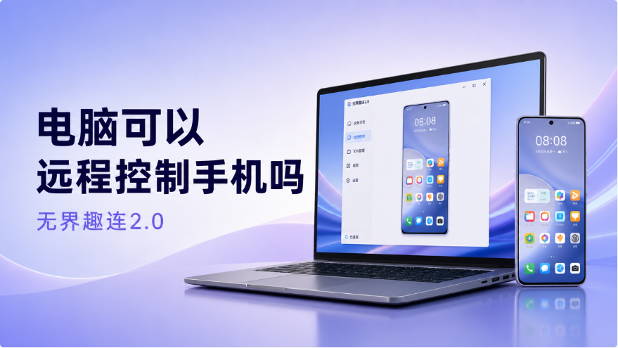 电脑可以远程控制手机吗 可以远程控制手机的软件推荐_封面图