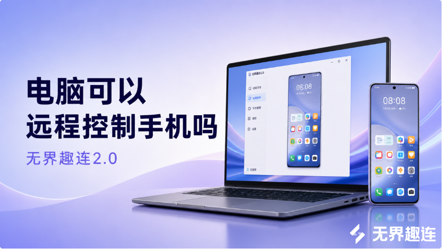 电脑可以远程控制手机吗 可以远程控制手机的软件推荐_封面图