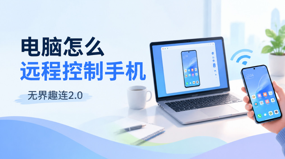 电脑怎么远程控制手机 电脑远程操控手机的方法_封面图