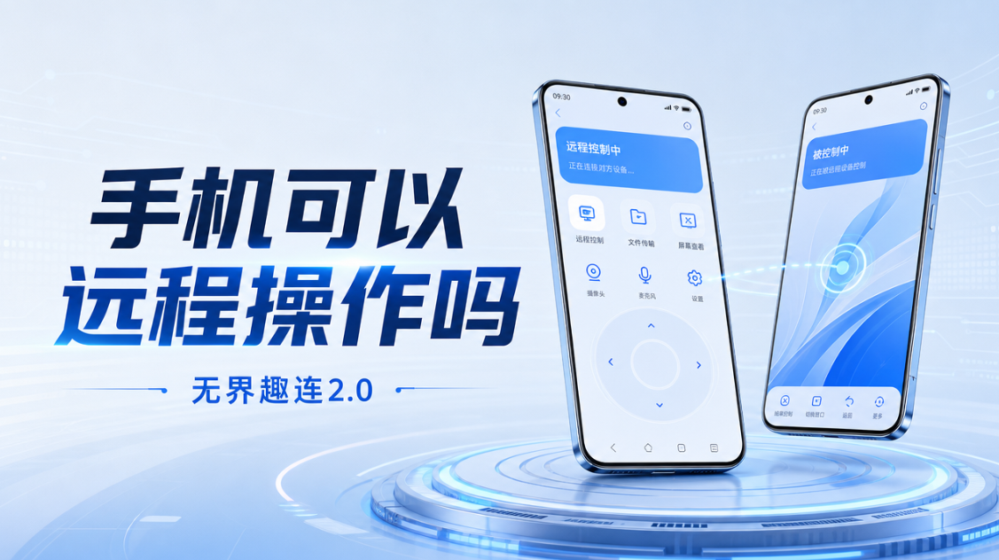手机可以远程操作吗 手机远程互控软件_封面图