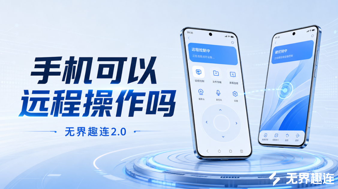 手机可以远程操作吗 手机远程互控软件_封面图