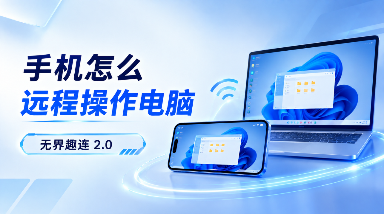 手机怎么远程操作电脑 远程控制电脑软件推荐_封面图