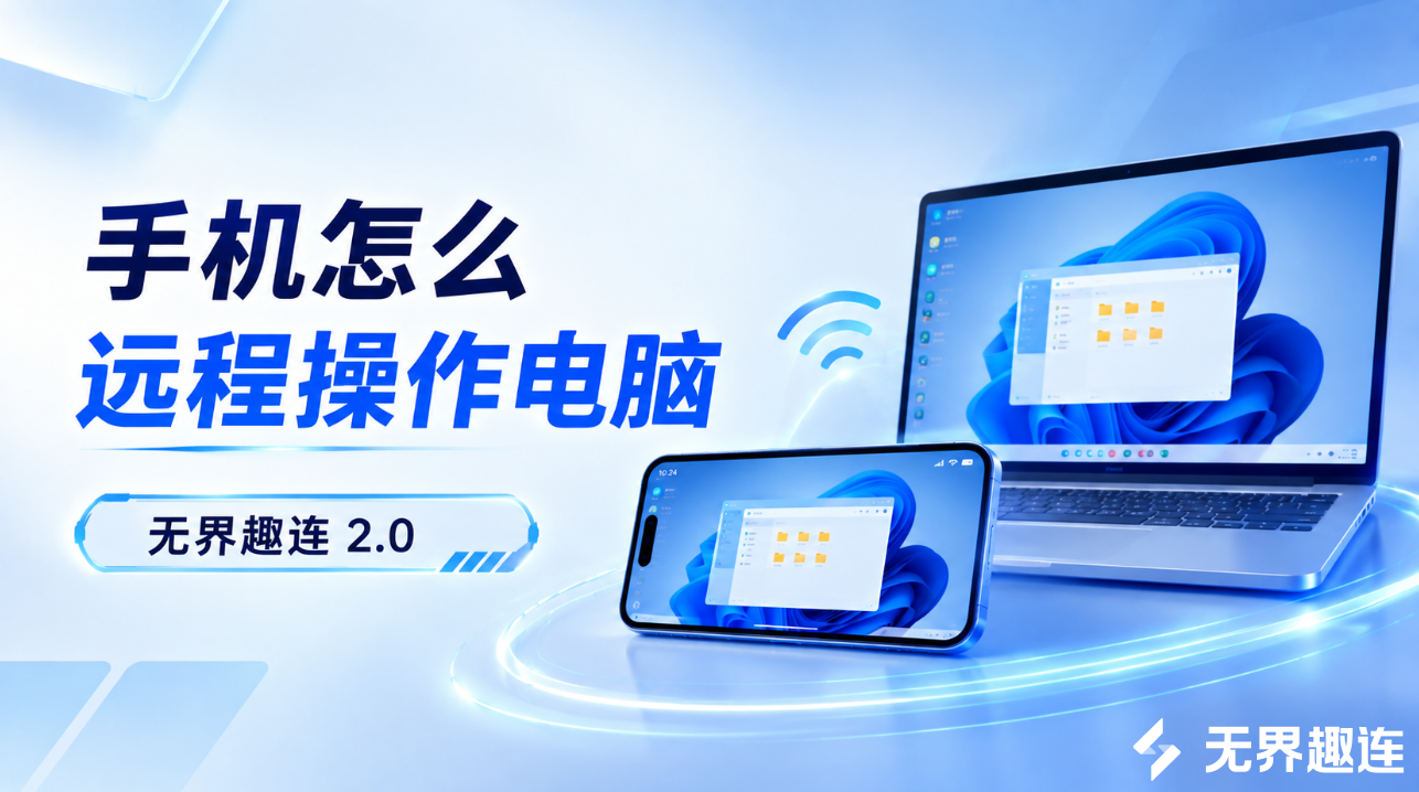 手机怎么远程操作电脑 远程控制电脑软件推荐_封面图
