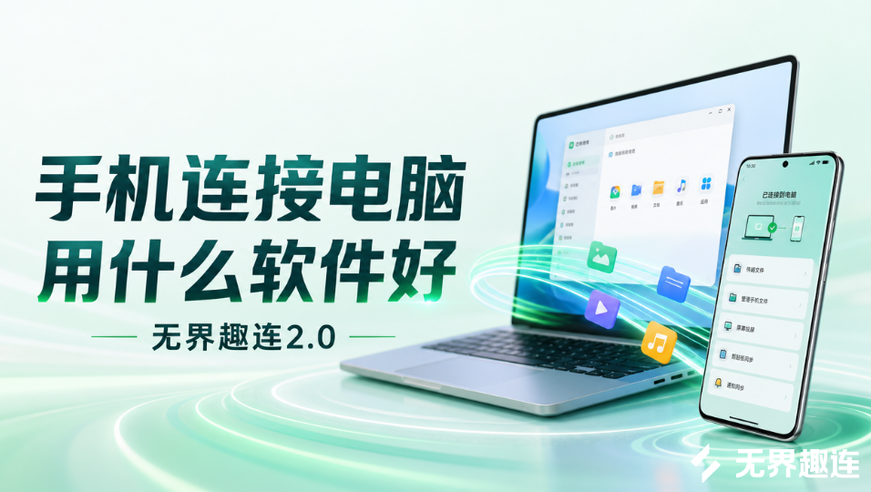 手机连接电脑用什么软件好 手机连电脑怎么连接_封面图