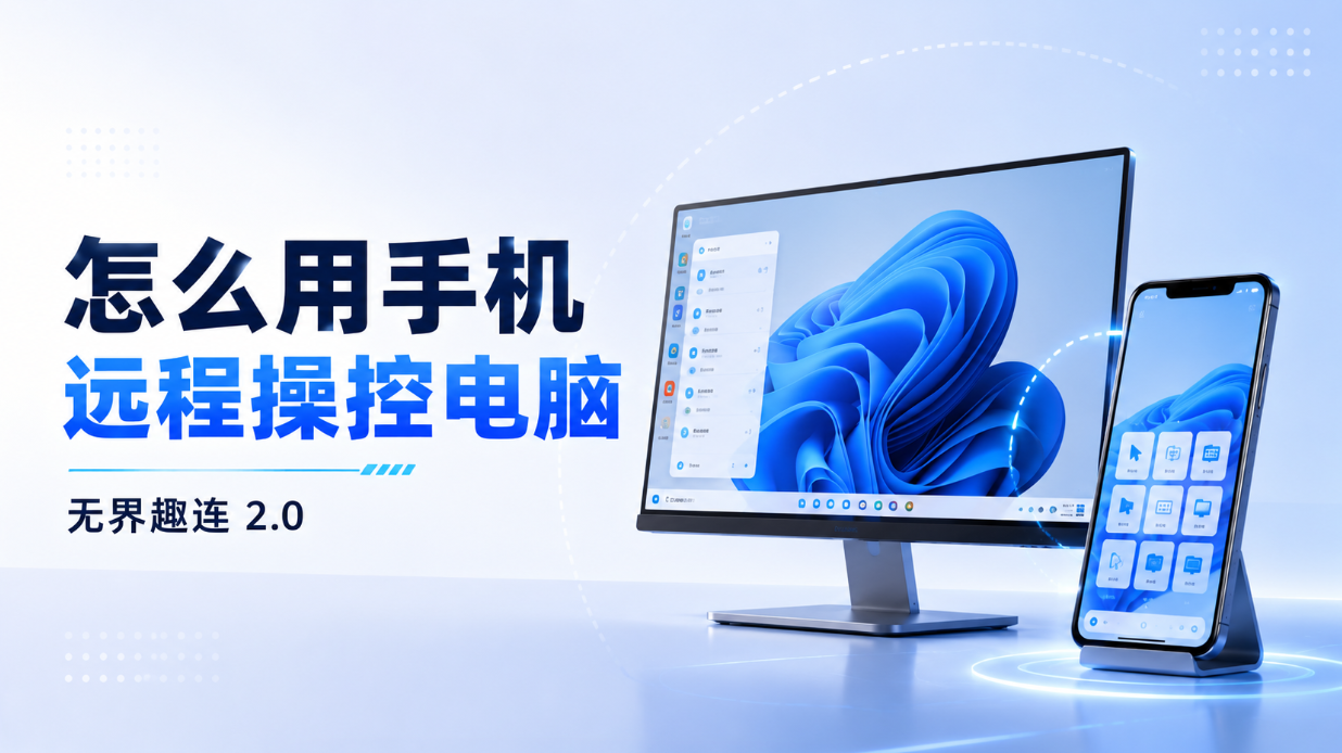 怎么用手机远程操控电脑 手机怎么远程操控电脑_封面图
