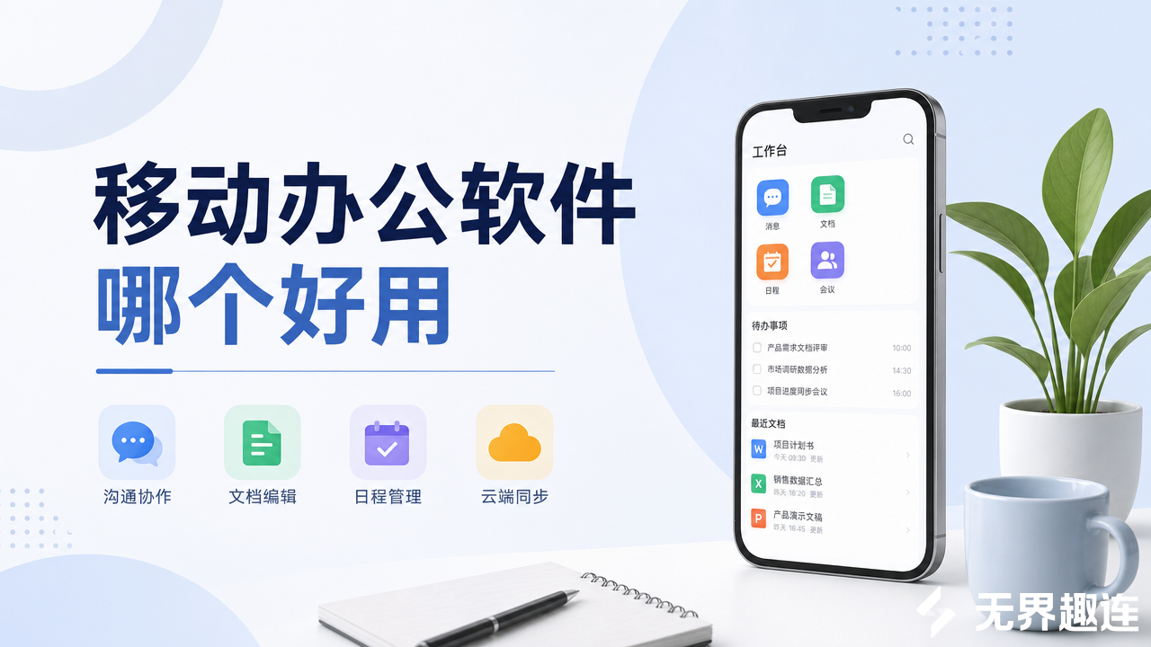 移动办公软件哪个好用 移动办公远程控制工具怎么选_封面图