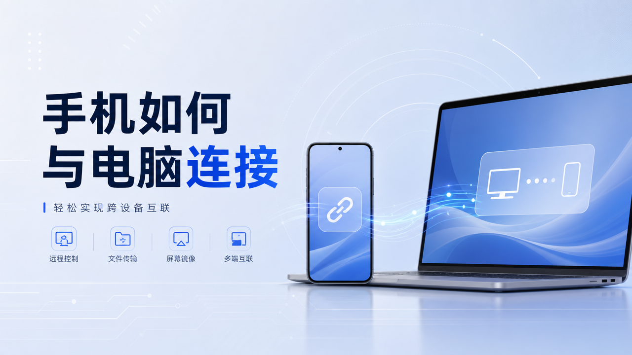 手机如何与电脑连接 手机电脑互联方法_封面图