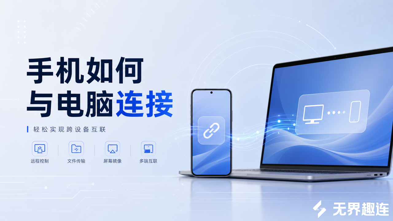 手机如何与电脑连接 手机电脑互联方法_封面图