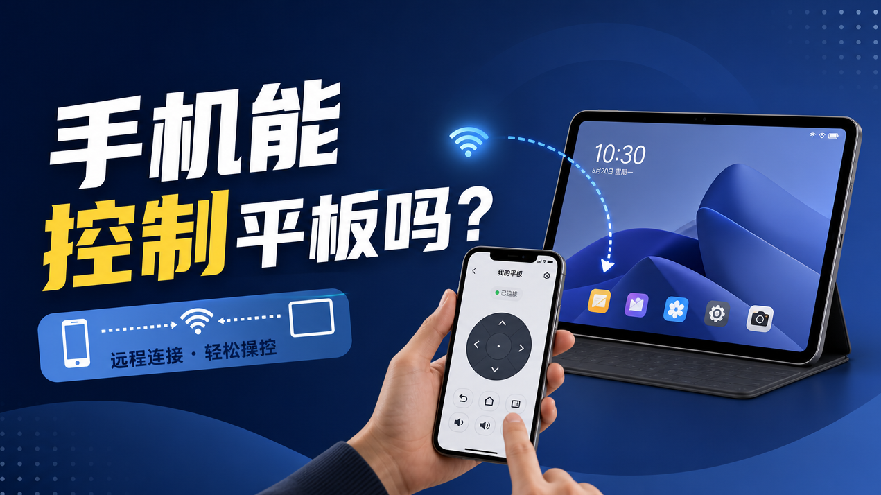 手机能控制平板吗 怎么用手机控制平板_封面图