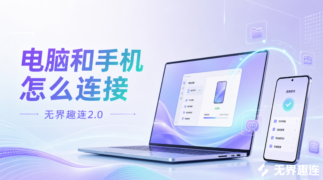 电脑和手机怎么连接 电脑和手机连接的方法_封面图