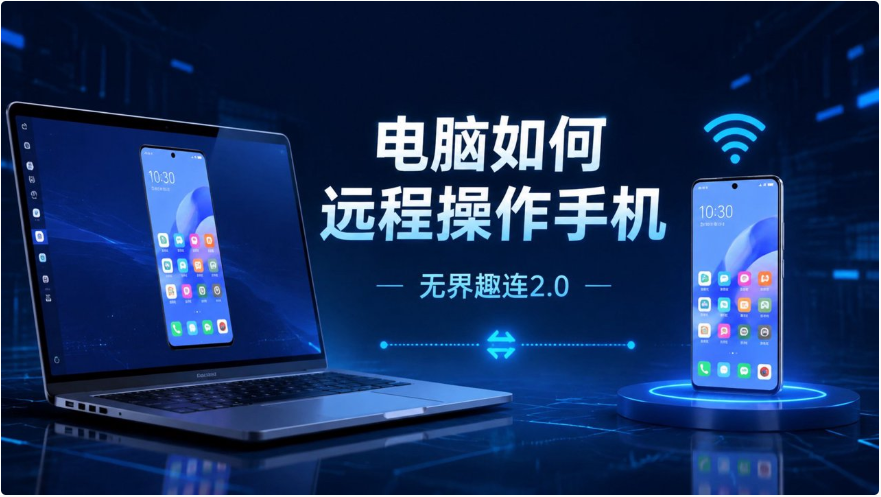 电脑如何远程操作手机 手机可以被远程操控吗_封面图